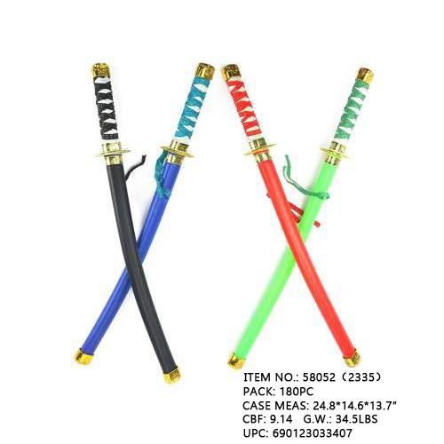 ninja sword plastic assorted colors