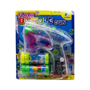 Bubble Gun-LED Clear 7.5 in